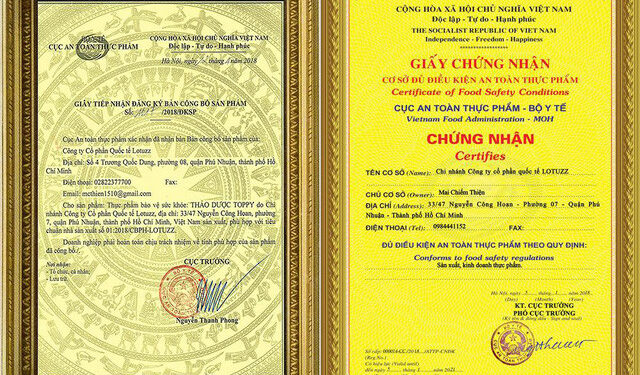 Dịch vụ xin giấy ph&eacute;p vệ sinh an to&agrave;n thực phẩm tại Thanh H&oacute;a