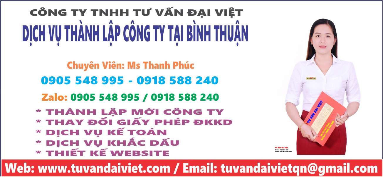 Dịch Vụ Thay Đổi Giấy Phép Kinh Doanh Tại Bình Thuận
