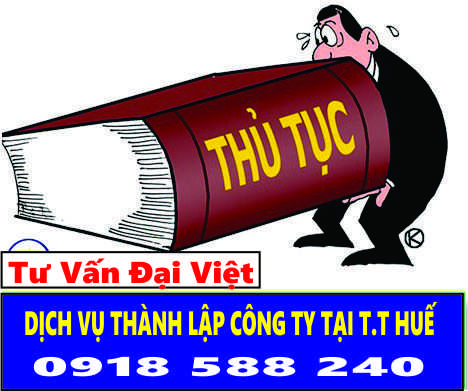 Dịch vụ làm giấy phép kinh doanh tại Thừa Thiên Huế