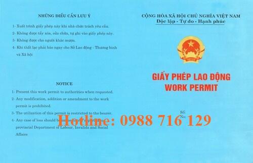 Dịch vụ l&agrave;m giấy ph&eacute;p lao động tại Quy Nhơn