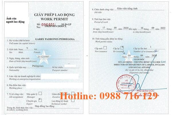 Dịch vụ l&agrave;m giấy ph&eacute;p lao động tại Quy Nhơn