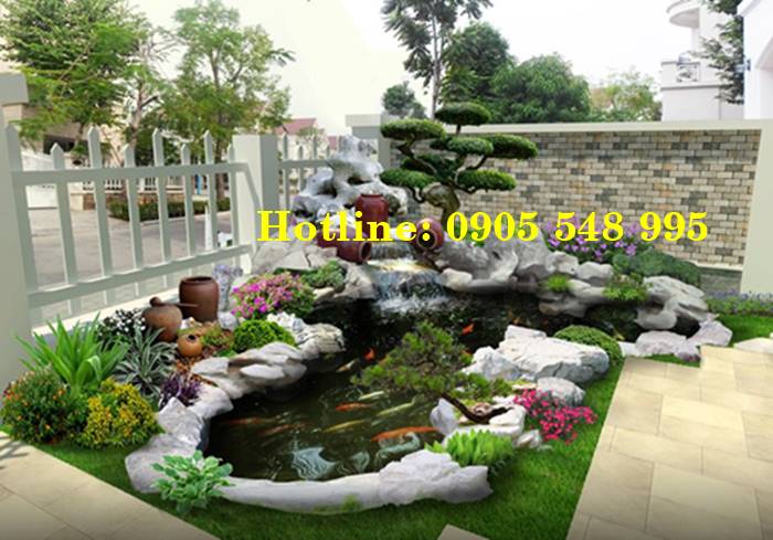 Thiết kế thi c&ocirc;ng hồ c&aacute; Koi tại Bu&ocirc;n Hồ