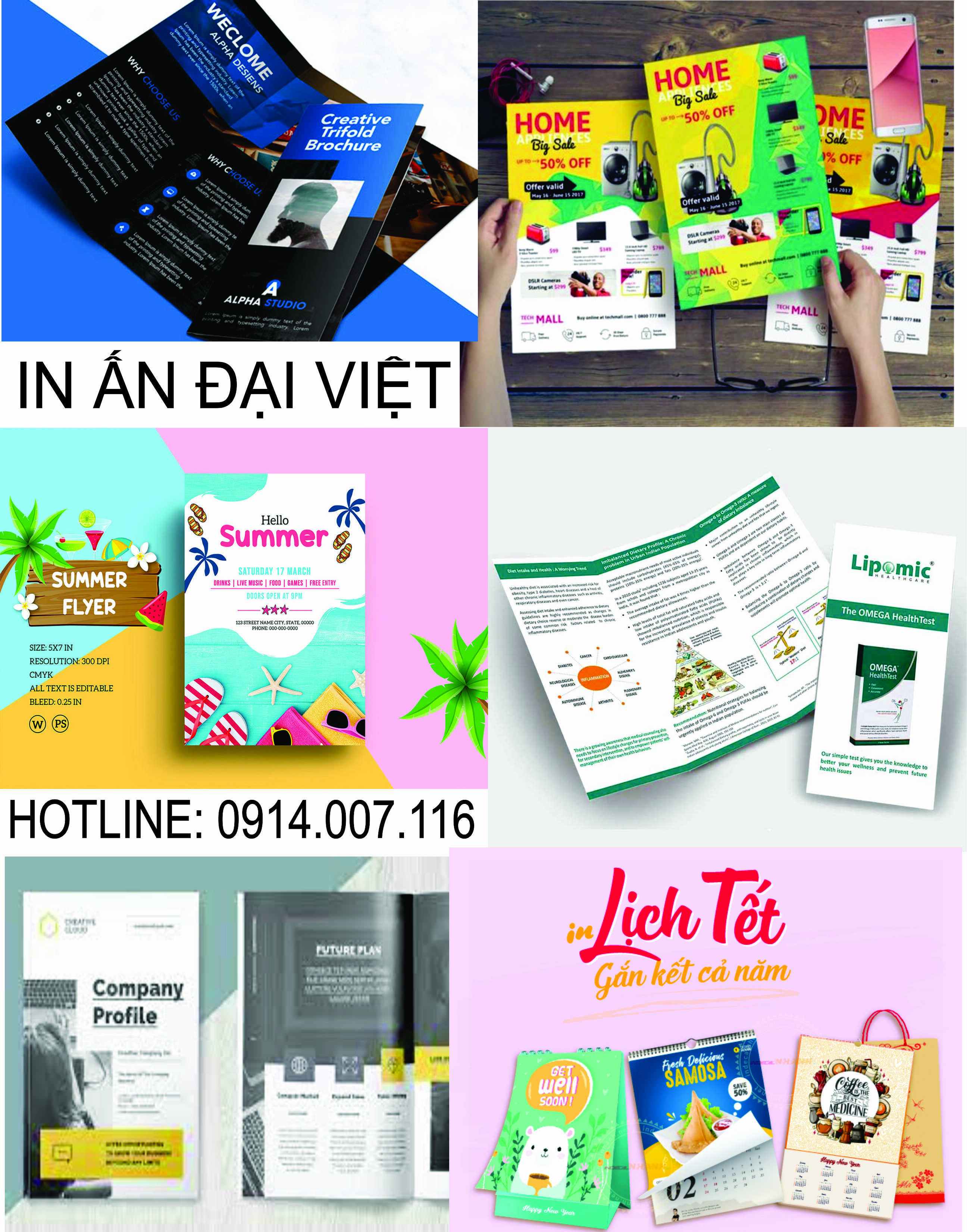 In quảng cáo TP Hồ Chí Minh - In tờ rơi catalogue brochure TP Hồ Chí Minh