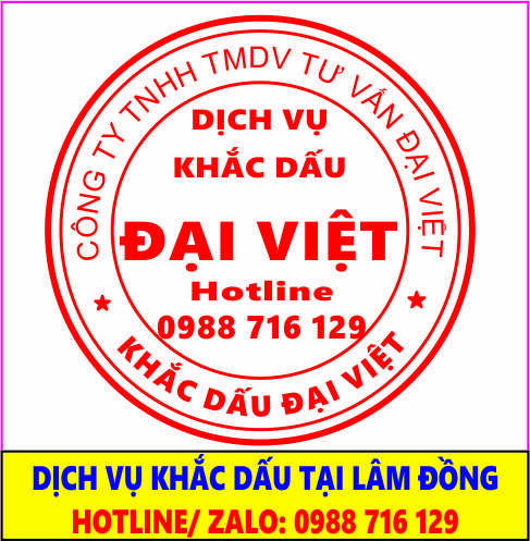 Dịch Vụ Khắc Dấu Tại L&acirc;m Đ&ocirc;̀ng