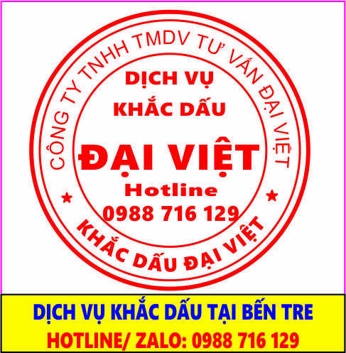 Dịch Vụ Khắc Dấu Tại Bến Tre