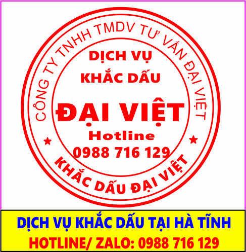 Dịch Vụ Khắc Dấu Tại H&agrave; Tĩnh