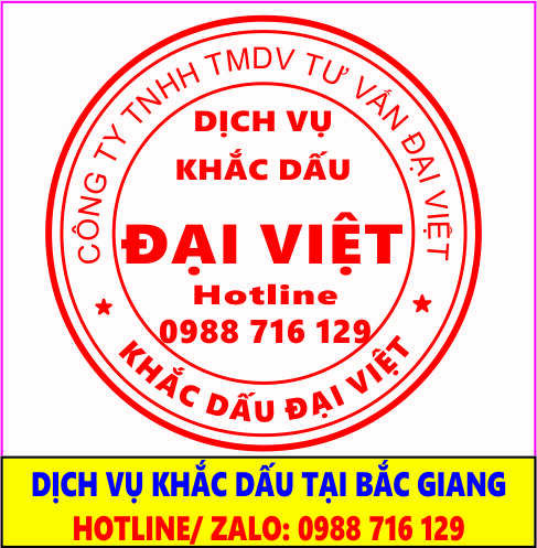Dịch Vụ Khắc Dấu Tại Bắc Giang