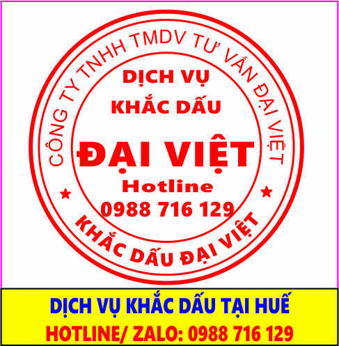 Dịch Vụ Khắc Dấu Tại Huế