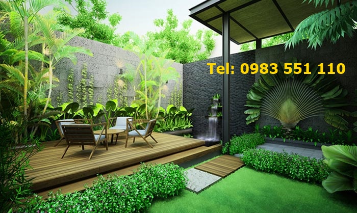Thiết kế thi c&ocirc;ng tiểu cảnh s&acirc;n vườn tại T&acirc;n Ch&acirc;u
